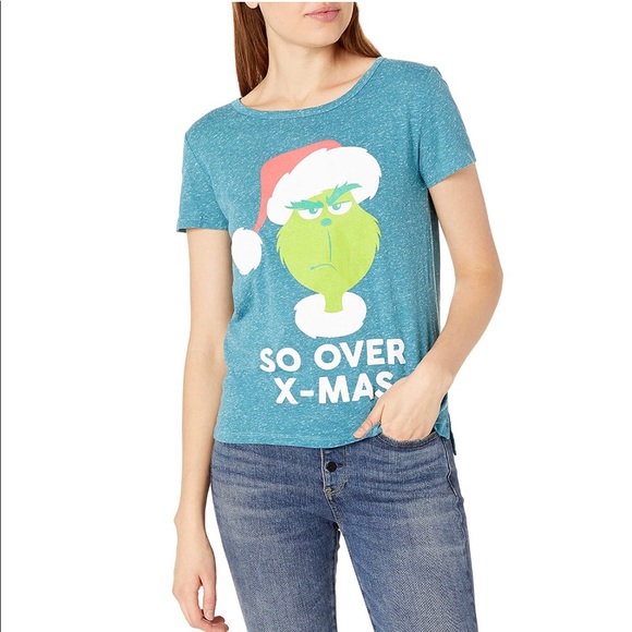 Tops - Sold Grinch Christmas Graphic Tee Large